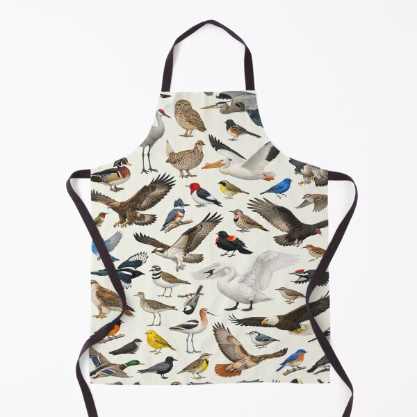 Item preview, Native Birds of South Dakota Retro Identification Chart designed and sold by kakarikihill.