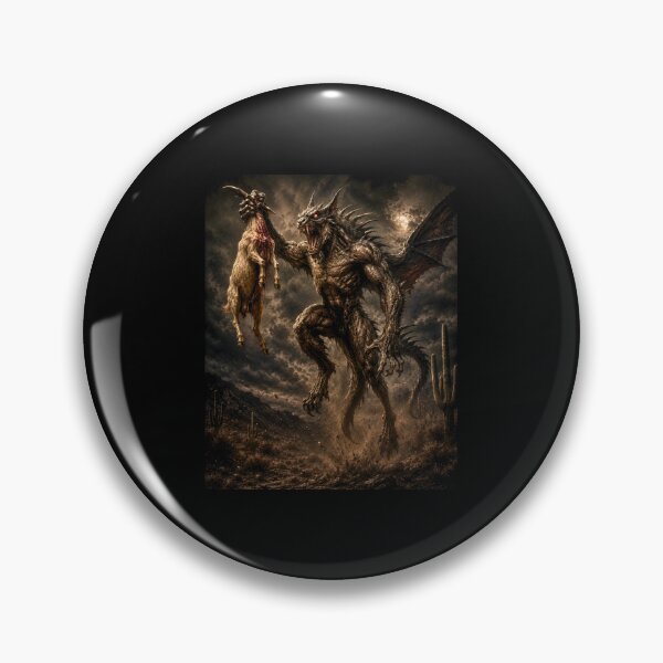 Item preview, El Chupacabra Legend - Desert Cryptid Creature Artwork designed and sold by Apex & Anthem .