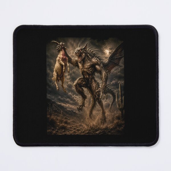 Item preview, El Chupacabra Legend - Desert Cryptid Creature Artwork designed and sold by Apex & Anthem .