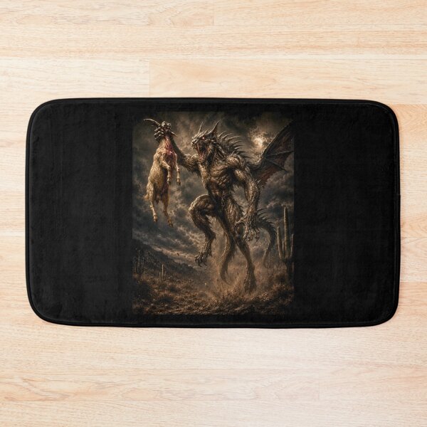 Item preview, El Chupacabra Legend - Desert Cryptid Creature Artwork designed and sold by Apex & Anthem .
