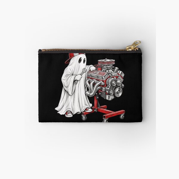 Item preview, Ghost Mechanic V8 Engine Spooky Car Enthusiast Halloween designed and sold by haitrieuic96.