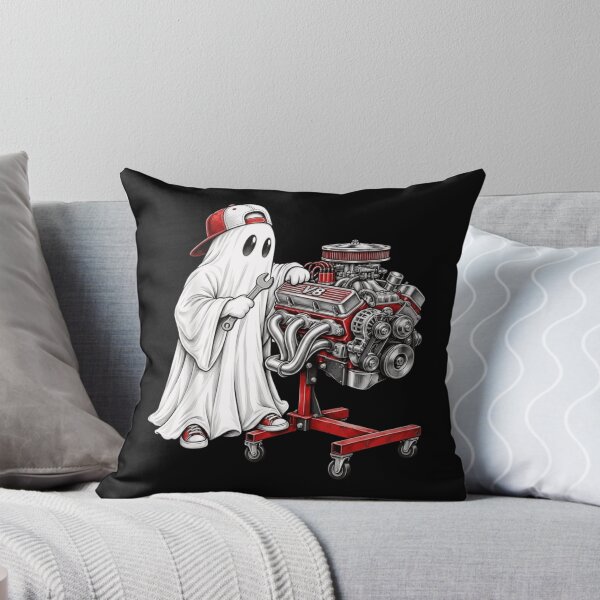 Item preview, Ghost Mechanic V8 Engine Spooky Car Enthusiast Halloween designed and sold by haitrieuic96.