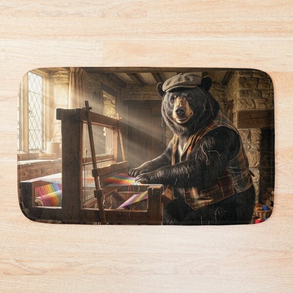 Item preview, Black Bear Weaver Is a Veritable Silas Marner designed and sold by Tridentulus.