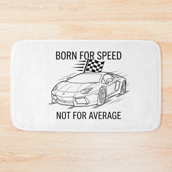 Item preview, Born For Speed Not For Average Supercar designed and sold by InkBlvd.