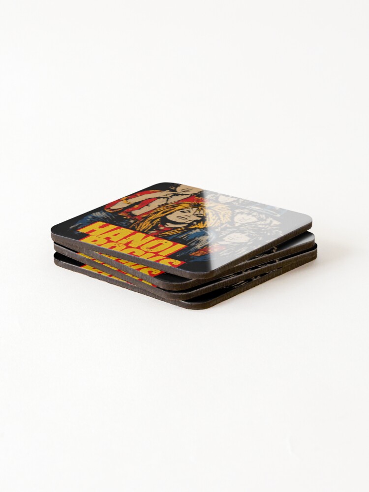 Thumbnail 4 of 5, Coasters (Set of 4), Hanoi Rocks designed and sold by StudioPulser.