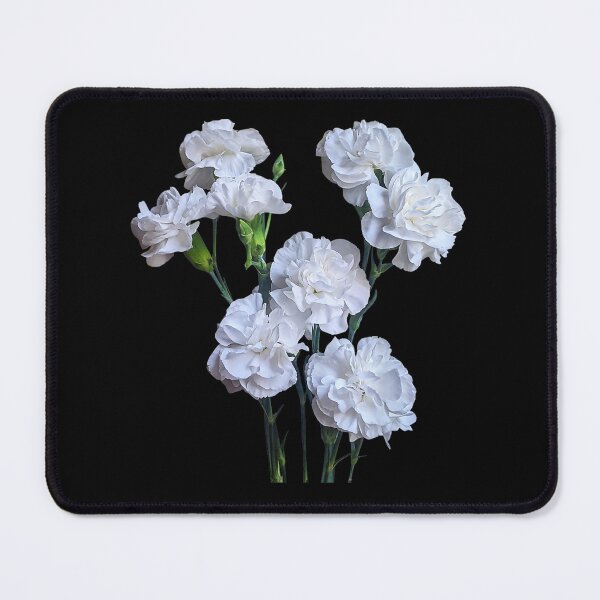 Item preview, Carnations White Carnation Flowers designed and sold by goombi-creative.