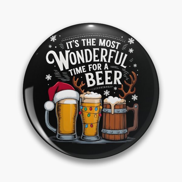 Item preview, It's The Most Wonderful Time For A Beer Shirt, Funny Christmas Beer Design, Holiday Drinking Humor, Festive Beer Lover Gift designed and sold by fimacurtuse.