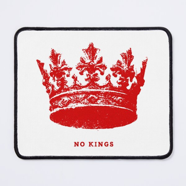Item preview, No Kings Vintage Crown Protest Art designed and sold by -DEEWOLF-.