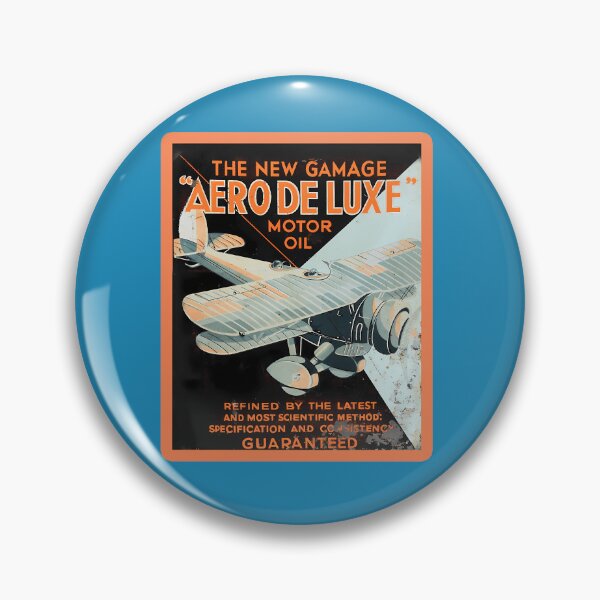 Item preview, Vintage Aero Deluxe Motor Oil designed and sold by TeeStoress.