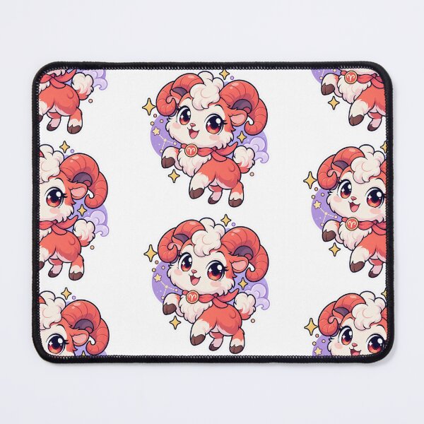 Item preview, Aries Zodiac – Cute Kawaii Star Sign Character Sticker designed and sold by Digitalcpy.