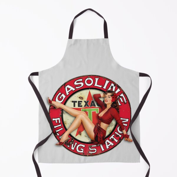 Item preview, Vintage Texaco Gasoline Filling Station Sign - Pinup Girl designed and sold by TeeStoress.