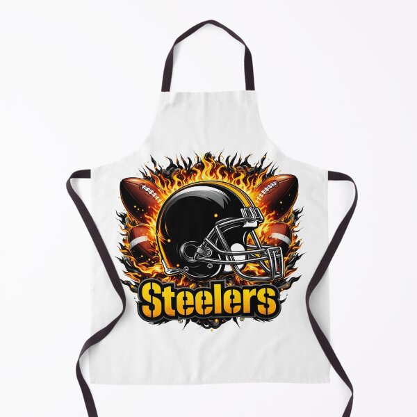 Item preview, Flaming Black Helmet Steelers Football Graphic designed and sold by MelanieJo85965.