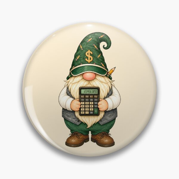 Item preview, Accountant Gnome Number Cruncher designed and sold by Victor Shadehorn.