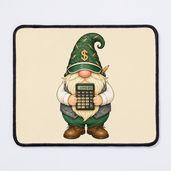 Item preview, Accountant Gnome Number Cruncher designed and sold by Victor Shadehorn.