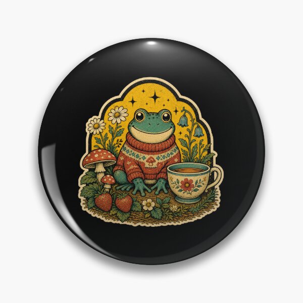 Item preview, Culture Cottagecore Frog Mushroom Cottage Forest Whimsy designed and sold by Uglyandcute.