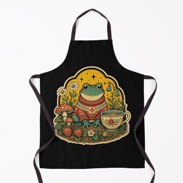 Item preview, Culture Cottagecore Frog Mushroom Cottage Forest Whimsy designed and sold by Uglyandcute.