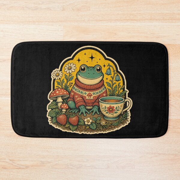 Item preview, Culture Cottagecore Frog Mushroom Cottage Forest Whimsy designed and sold by Uglyandcute.