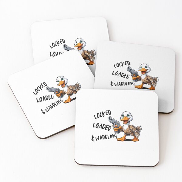 Item preview, Funny Duck With Gun designed and sold by ghitayaStudio.