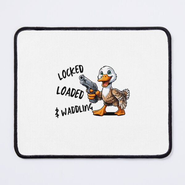 Item preview, Funny Duck With Gun designed and sold by ghitayaStudio.