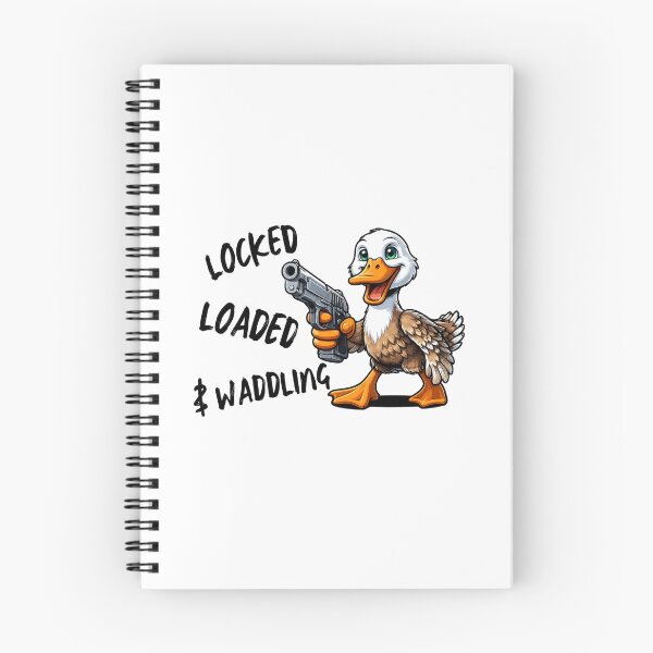 Item preview, Funny Duck With Gun designed and sold by ghitayaStudio.