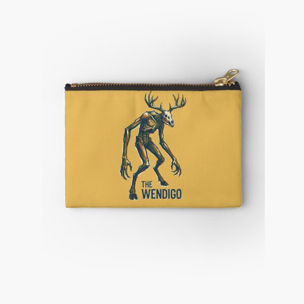 Item preview, The Wendigo Cryptid Deer Skull Forest Monster Graphic designed and sold by KiwiRider.