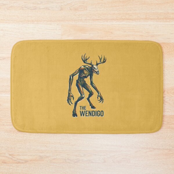 Item preview, The Wendigo Cryptid Deer Skull Forest Monster Graphic designed and sold by KiwiRider.