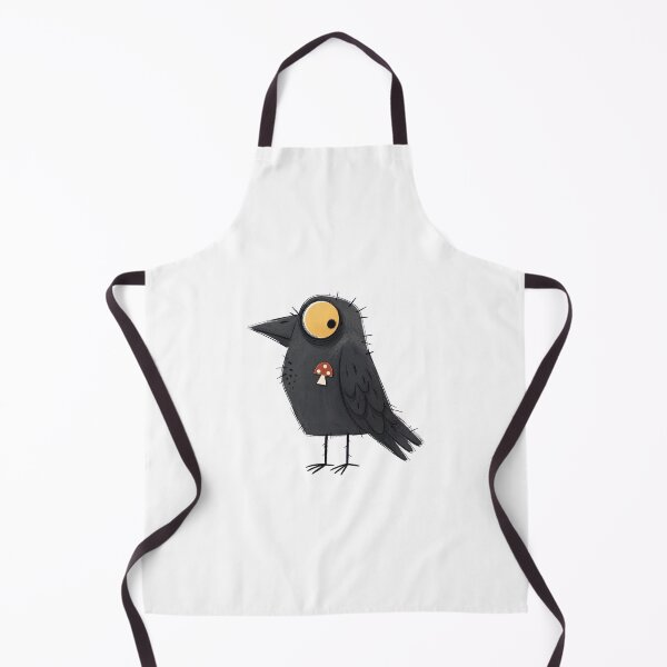 Item preview, Crow with Mushroom Brooch designed and sold by The-Art-of-D.