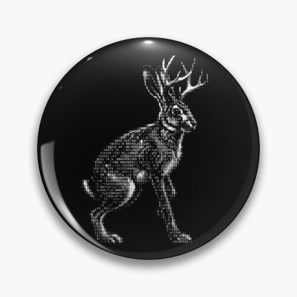 Item preview, Majestic Deer Ascii Art Stag Digital Wildlife designed and sold by d247.