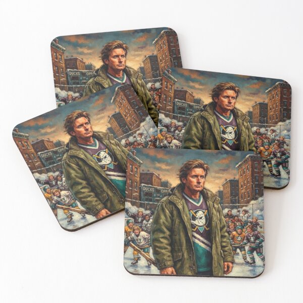 Item preview, The Mighty Ducks Sports Comedy Fine Art Tribute designed and sold by Art's Diner.