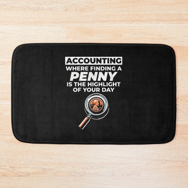 Item preview, Accounting Penny Humor Magnifying Glass Design designed and sold by Rodokbdjb.