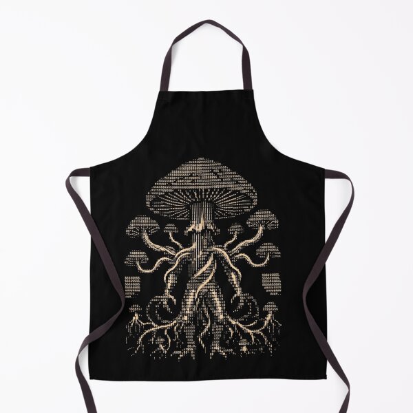 Item preview, Abstract Ascii Art Mushroom Fungi Roots designed and sold by d247.