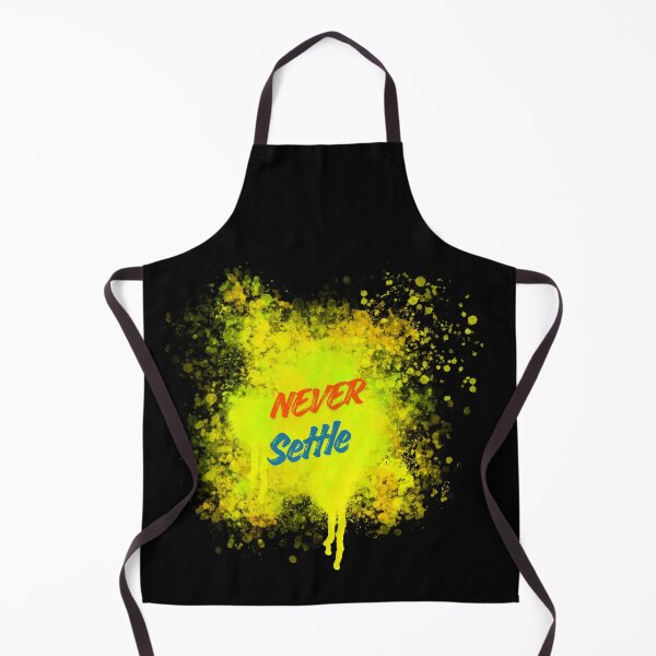 Item preview, Never Settle – Bold Paint Splatter Motivational Design designed and sold by CREATIVE HIVE.