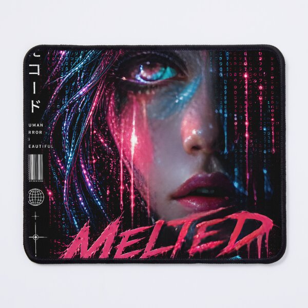 Item preview, Melted Codes - Cyberpunk Melting Face designed and sold by Melted Codes.