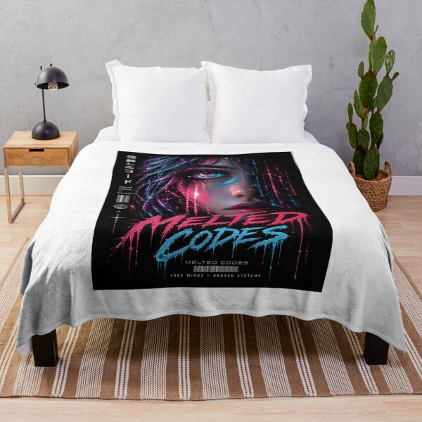Item preview, Melted Codes - Cyberpunk Melting Face designed and sold by Melted Codes.
