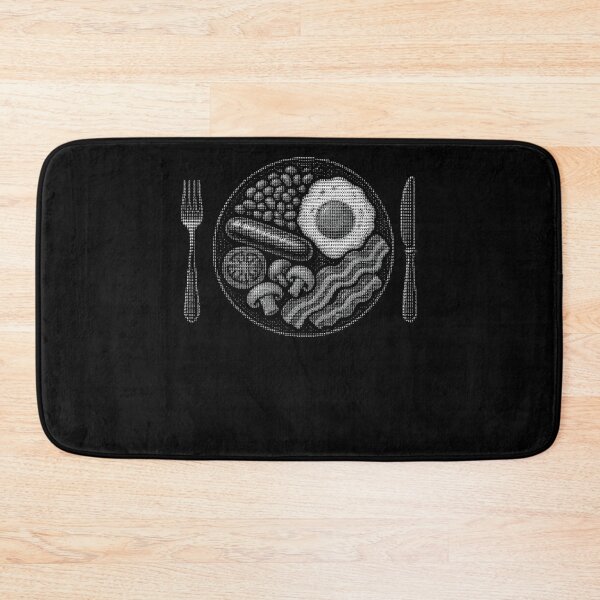 Item preview, Full English Breakfast Ascii Art Plate designed and sold by d247.