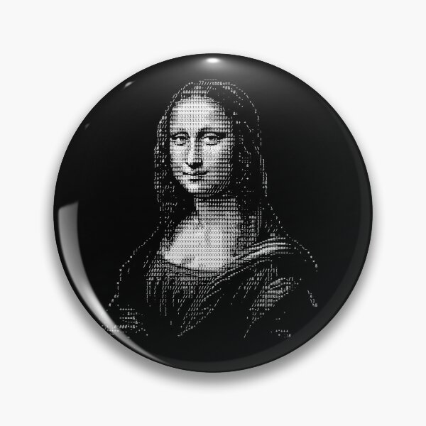 Artikelvorschau, Mona Lisa ASCII-Kunst Klassisches Porträt entworfen und verkauft von d247.