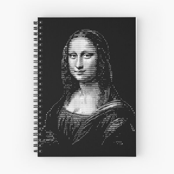 Item preview, Mona Lisa Ascii Art Classic Portrait designed and sold by d247.