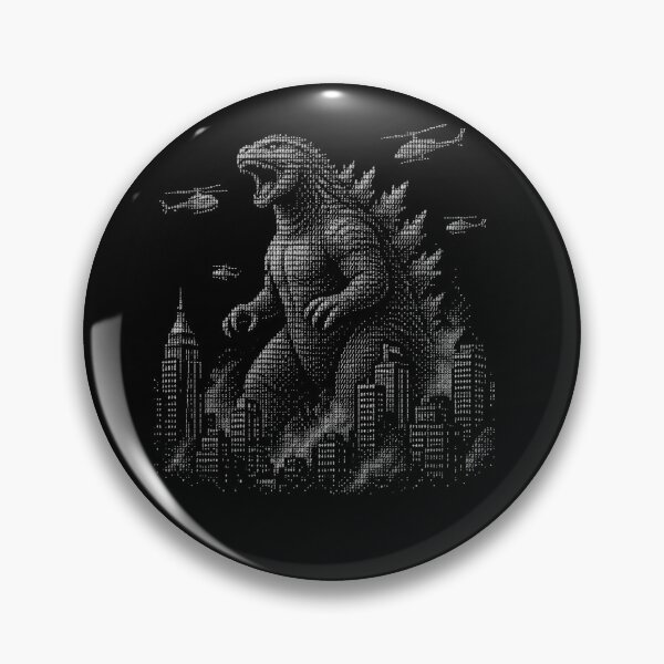 Item preview, Ascii Art Giant Monster City Destruction designed and sold by d247.