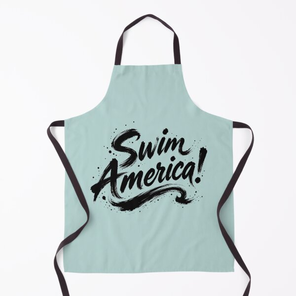 Item preview, Swim America! Retro Aquatic Adventure Logo designed and sold by The-Drip-Studio.