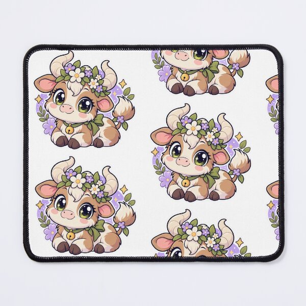 Item preview, Taurus Zodiac – Cute Kawaii Star Sign Character Sticker designed and sold by Digitalcpy.