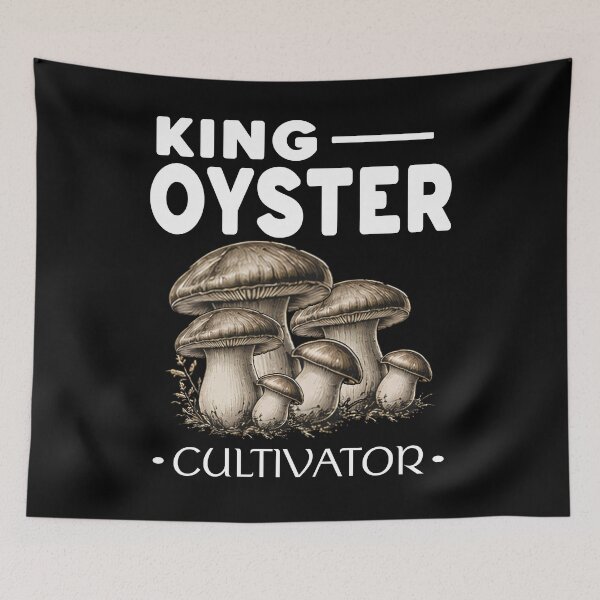 Item preview, King Oyster Cultivator Mushroom Growing Mycology Vintage King Oyster Mushroom Cultivator Foraging Art King Oyster Mushroom Grower Mycology Fungi Botanist  designed and sold by Jt41.