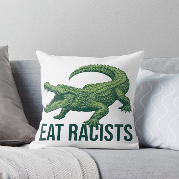 Item preview, Eat Racists Crocodile Funny Anti-Racism Statement designed and sold by xndrlab.