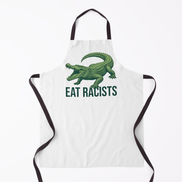 Item preview, Eat Racists Crocodile Funny Anti-Racism Statement designed and sold by xndrlab.