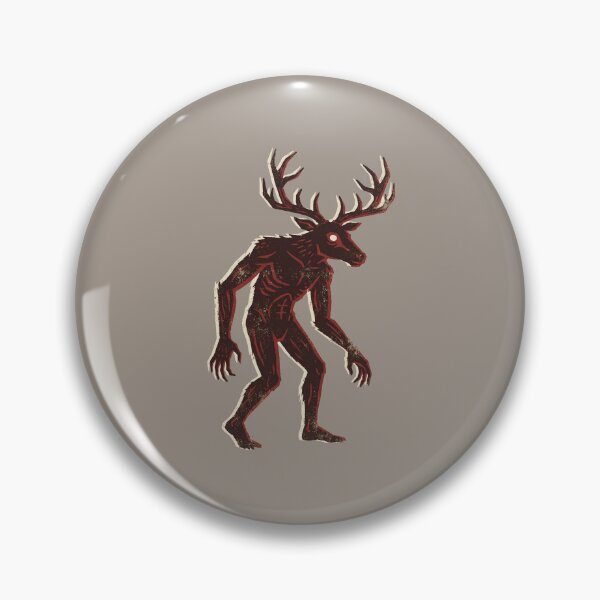 Item preview, Wendigo Cryptid Deer Man Forest Monster Horror Illustration designed and sold by KiwiRider.