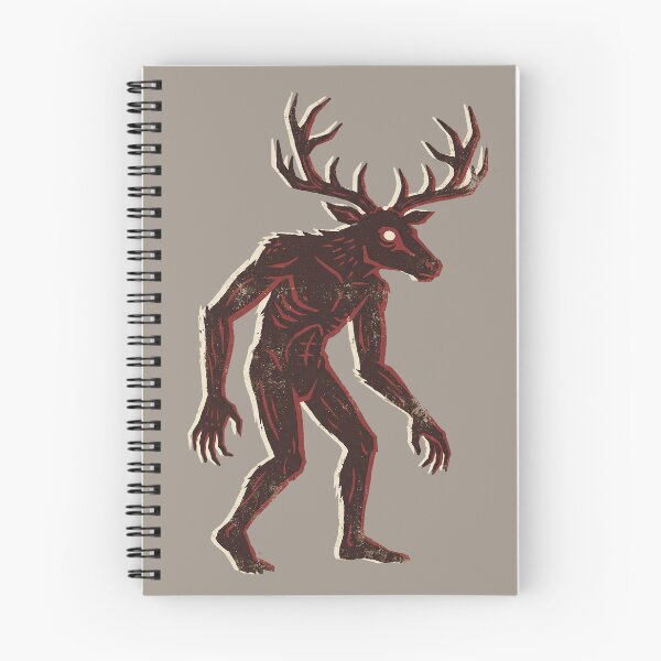 Item preview, Wendigo Cryptid Deer Man Forest Monster Horror Illustration designed and sold by KiwiRider.