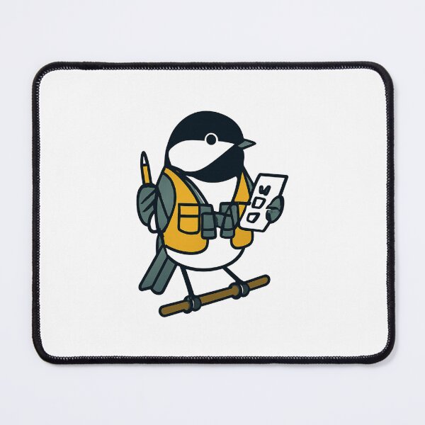 Item preview, Checklist Chickadee Birding Character Design designed and sold by Ainbowz-Artwork.