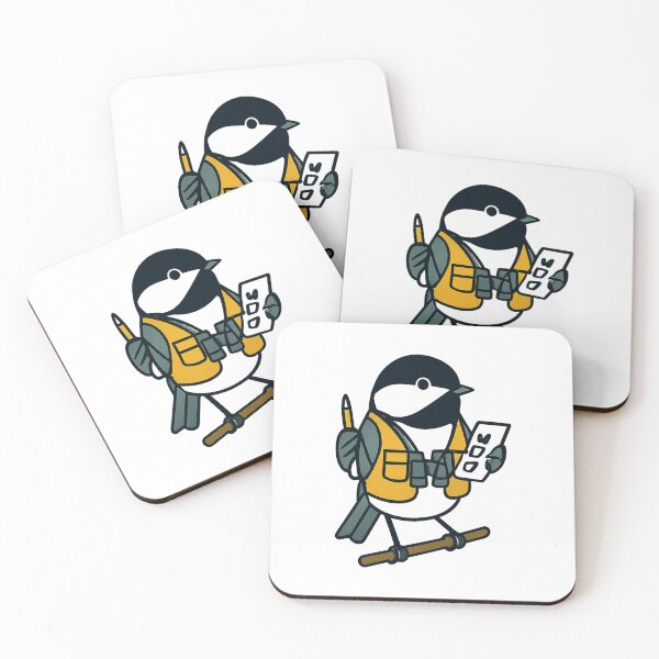 Item preview, Checklist Chickadee Birding Character Design designed and sold by Ainbowz-Artwork.