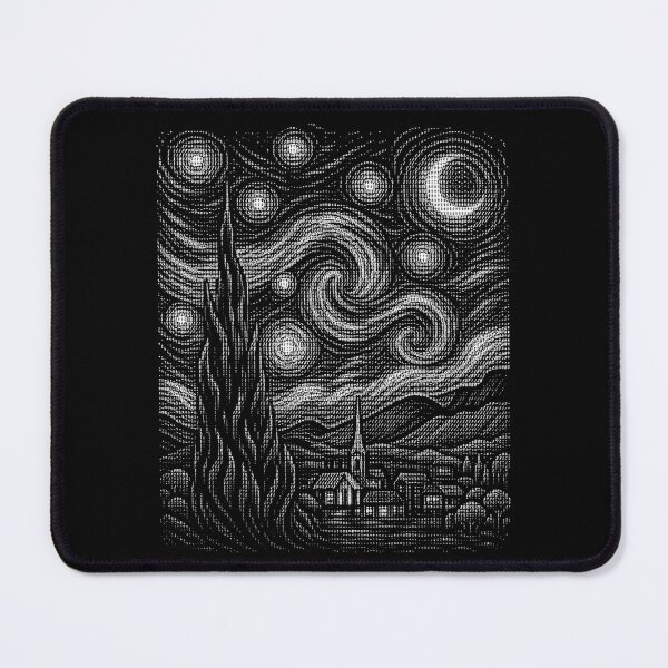 Item preview, Starry Night Ascii Art Classic Painting designed and sold by d247.