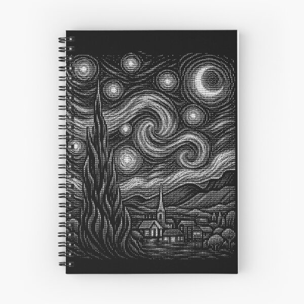 Item preview, Starry Night Ascii Art Classic Painting designed and sold by d247.