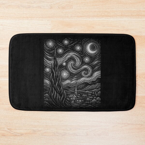 Item preview, Starry Night Ascii Art Classic Painting designed and sold by d247.